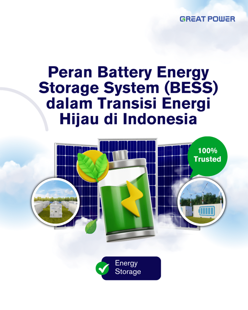 Peran Battery Energy Storage System (BESS) dalam Transisi Energi Hijau di Indonesia